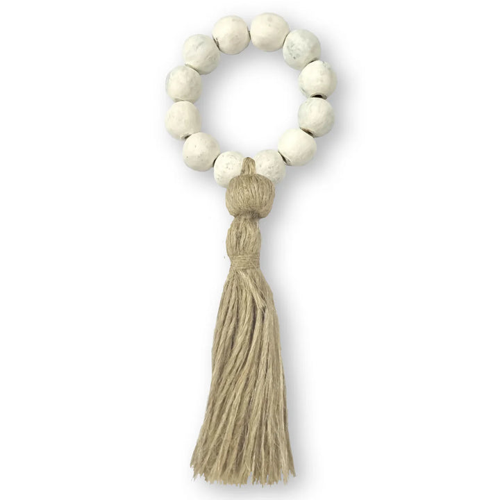 Terracotta Beads with Jute Napkin Ring
