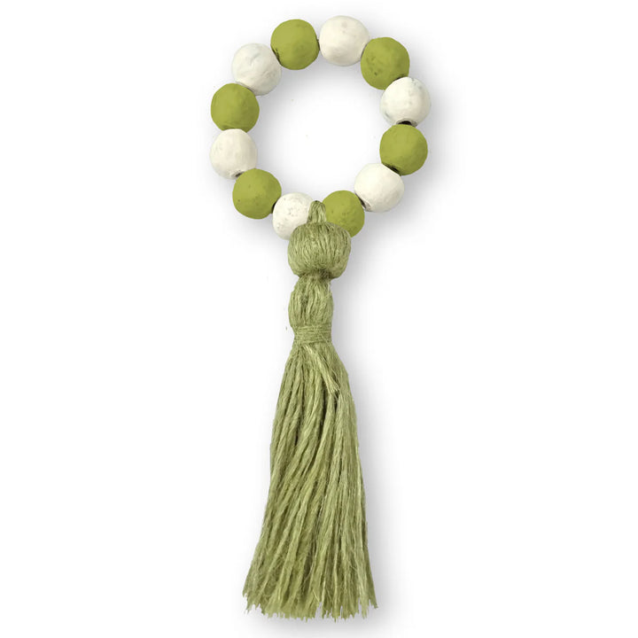 Terracotta Beads with Jute Napkin Ring