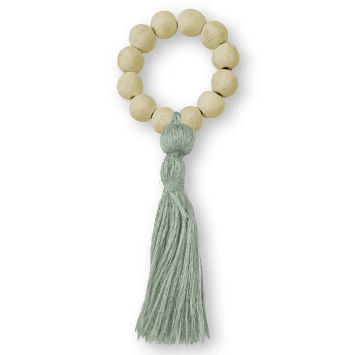 Terracotta Beads with Jute Napkin Ring