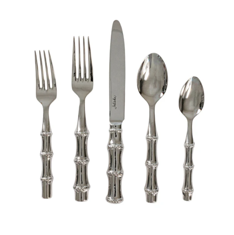 Bamboo 5 Piece Place Setting - Polished
