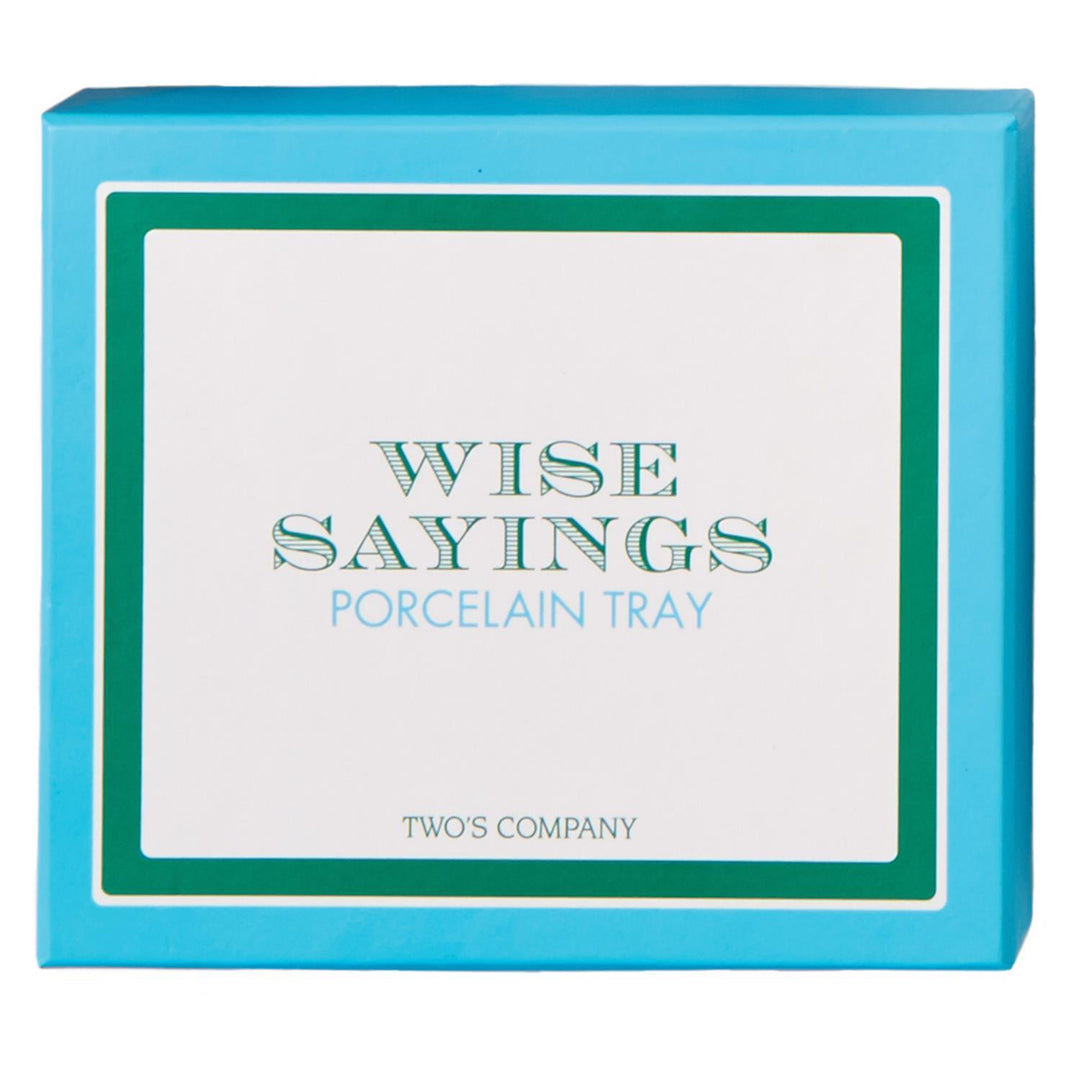 Wise Sayings Tray