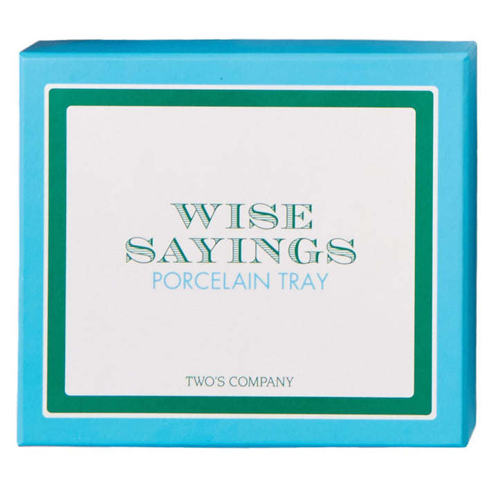 Wise Sayings Tray