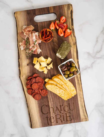 Live Edge Walnut Charcuterie Board - 24" x 12"