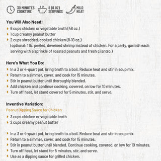 Thai Style Golden Peanut Soup