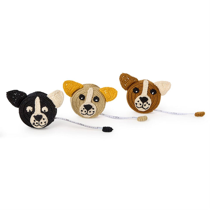 Puppy Hand-Crocheted Measuring Tape