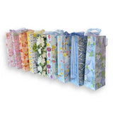 Floral Birthday Cake Paper Wine Bag