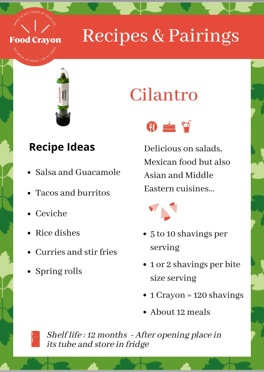 Cilantro Gift Box (incl. sharpener)