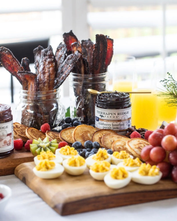 Blueberry Bourbon Pecan Jam