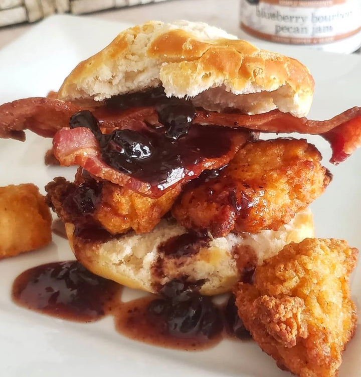 Blueberry Bourbon Pecan Jam