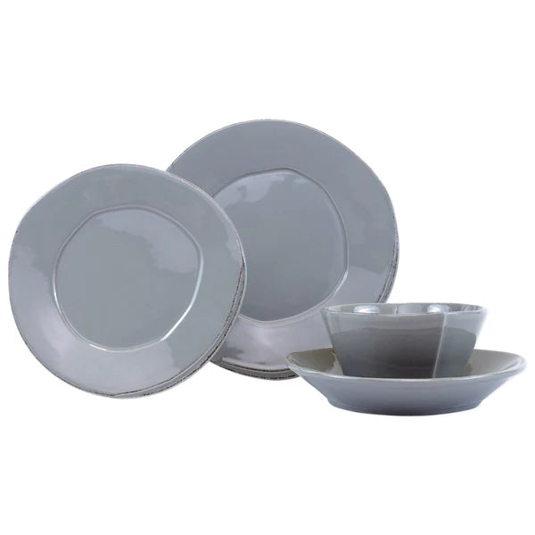 Vietri Lastra Four-Piece Place Setting