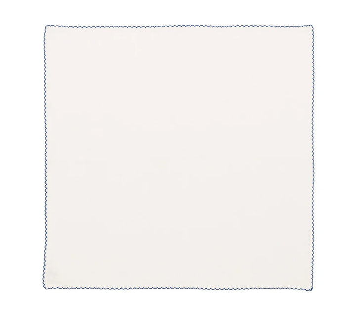 WHITE/BLUE NAPKIN: CASBAH