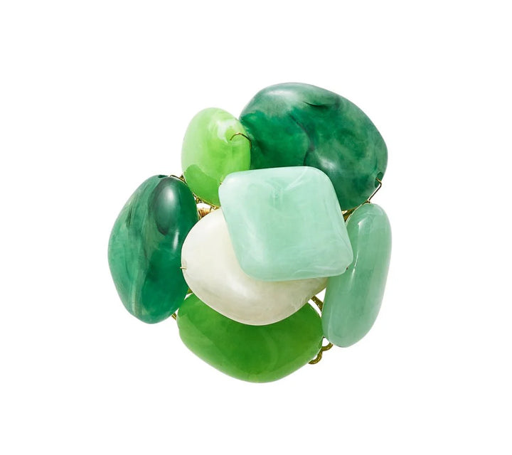 NAPKIN RING - SEA STONE, GREEN