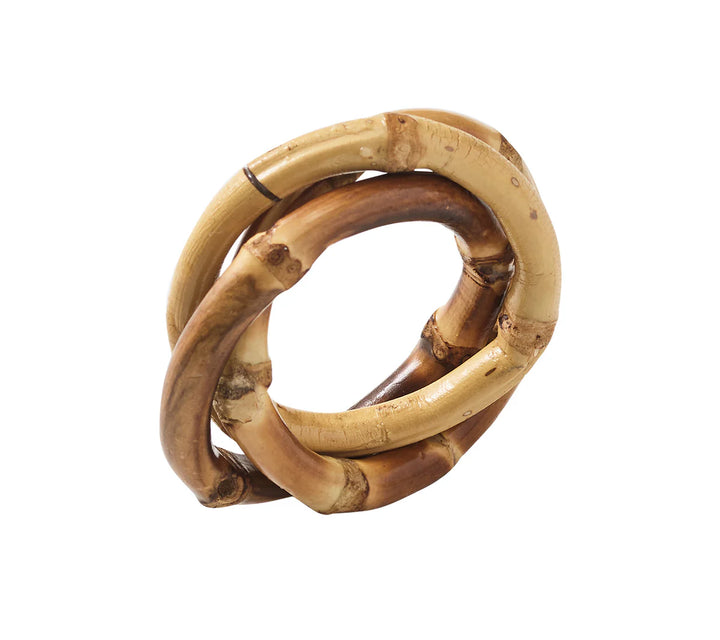 Bamboo Trinity Napkin Ring - Natural