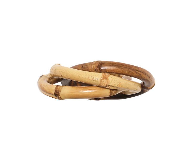 Bamboo Trinity Napkin Ring - Natural