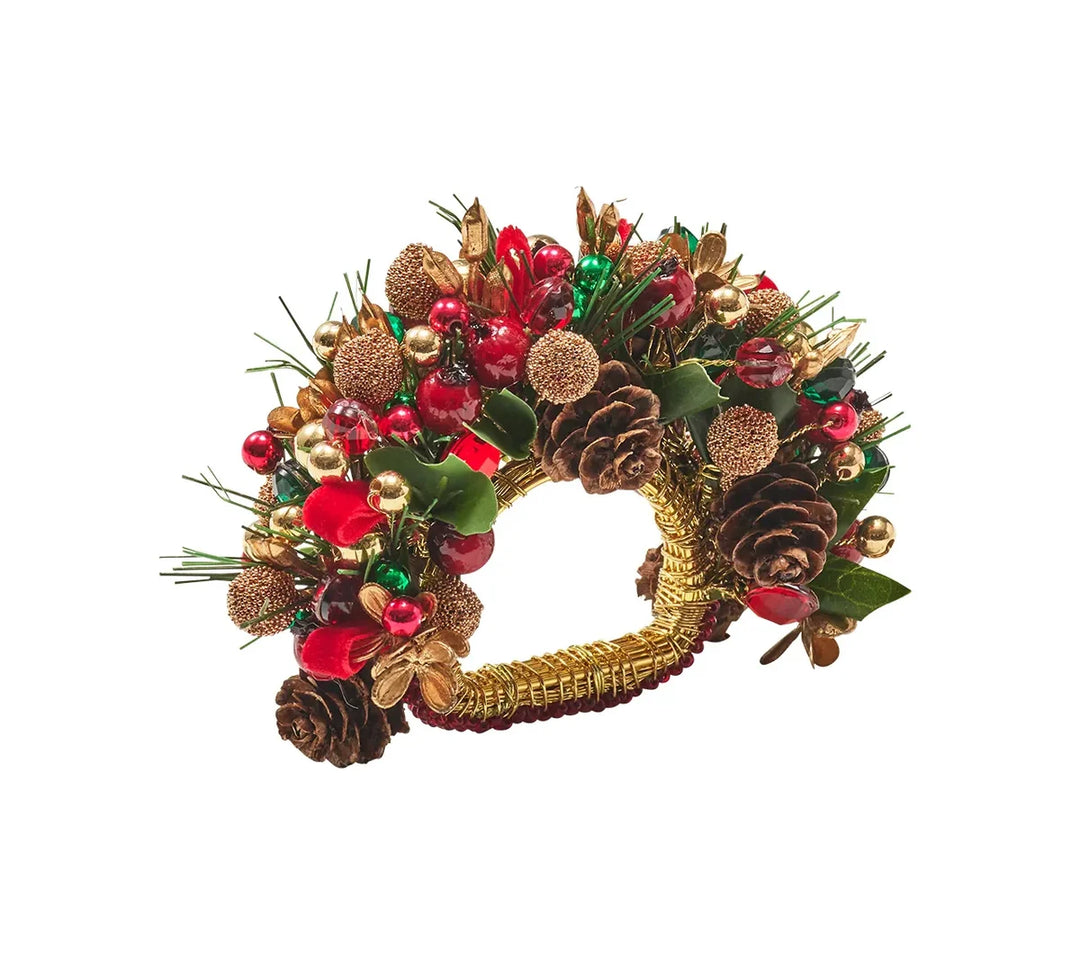 Tinsel Bow Napkin Ring