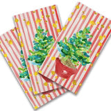 Red Potted Tree Guest Towel - Jville