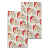 Santa With Red Hat Guest Towel