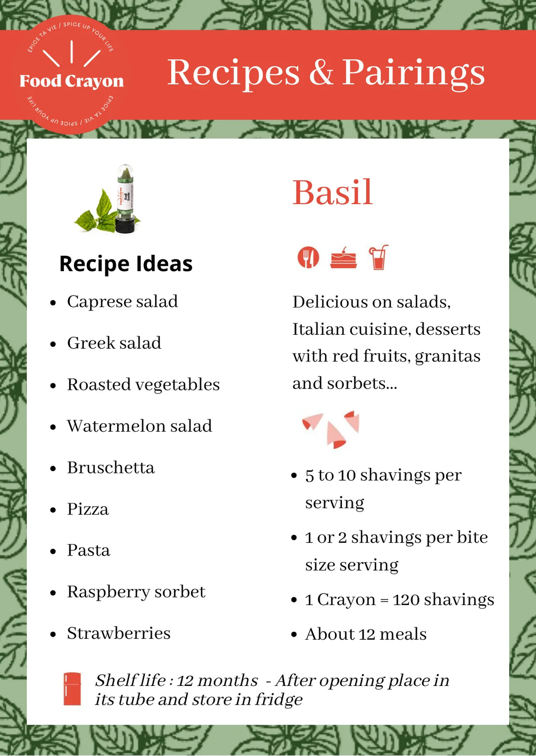 Basil Gift Box (incl. sharpener)