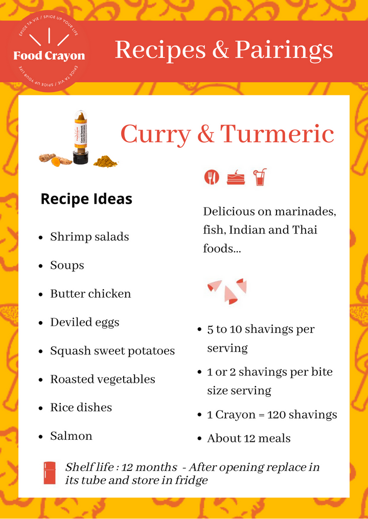 Curry & Turmeric Food Crayon