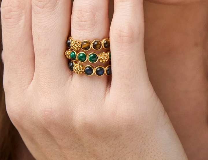 Berry Gem Ring - Malachite