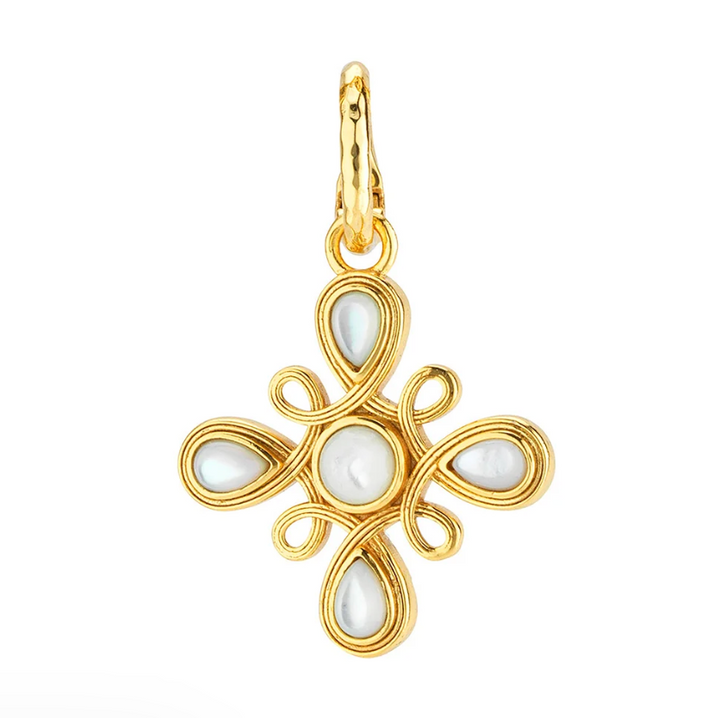 Monique Gem Charm/Pendant - Mother of Pearl