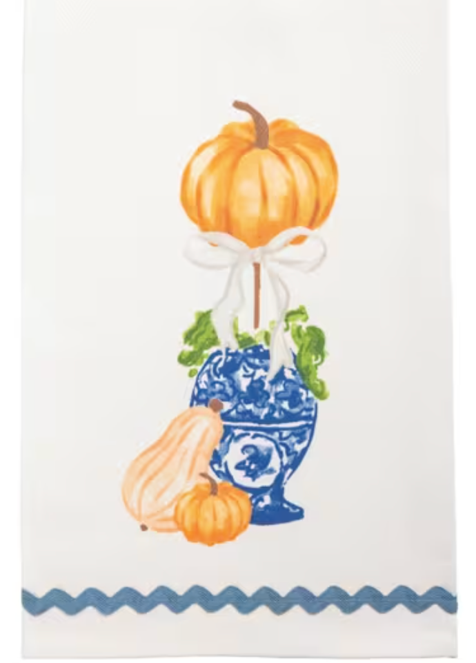 Pumpkin Topiary Towel