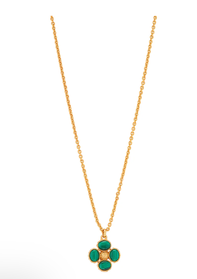 Berry Clover Double Sided Charm Necklace