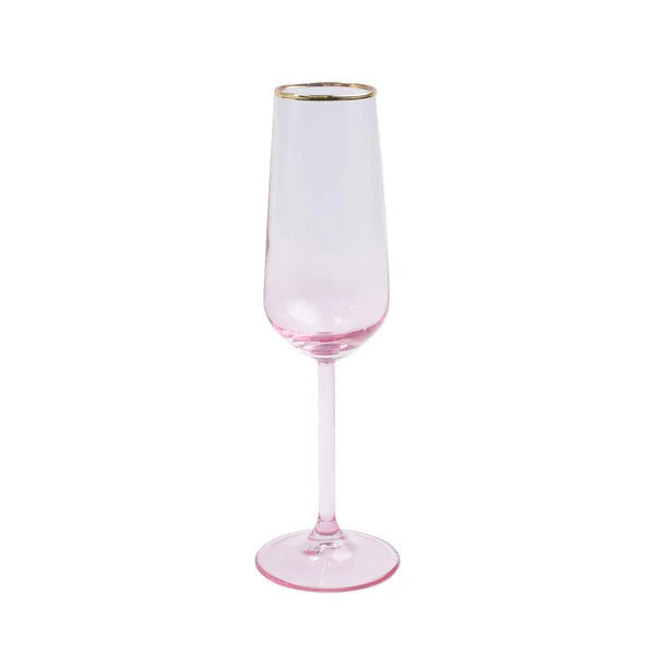 Vietri Rainbow Champagne Flutes - Set/4