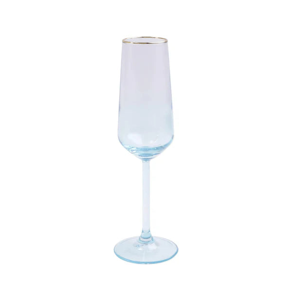 Vietri Rainbow Champagne Flutes - Set/4