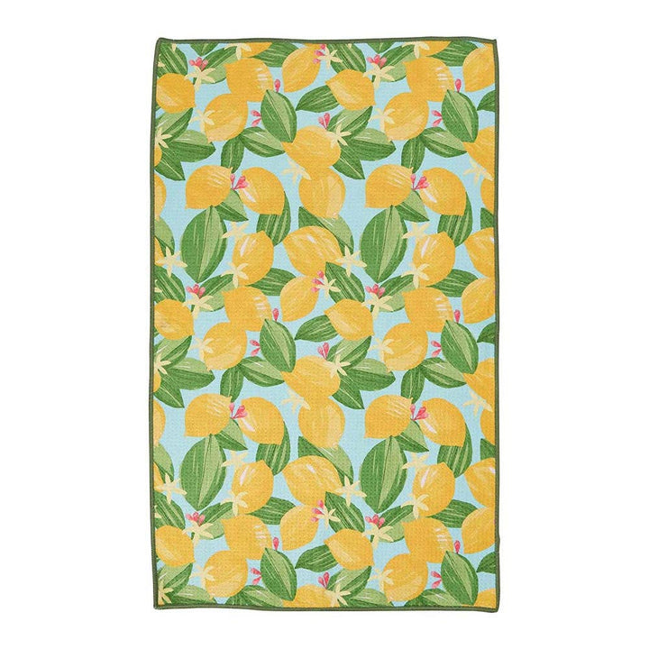 Lemon Blossoms Eco Kitchen Tea Towel