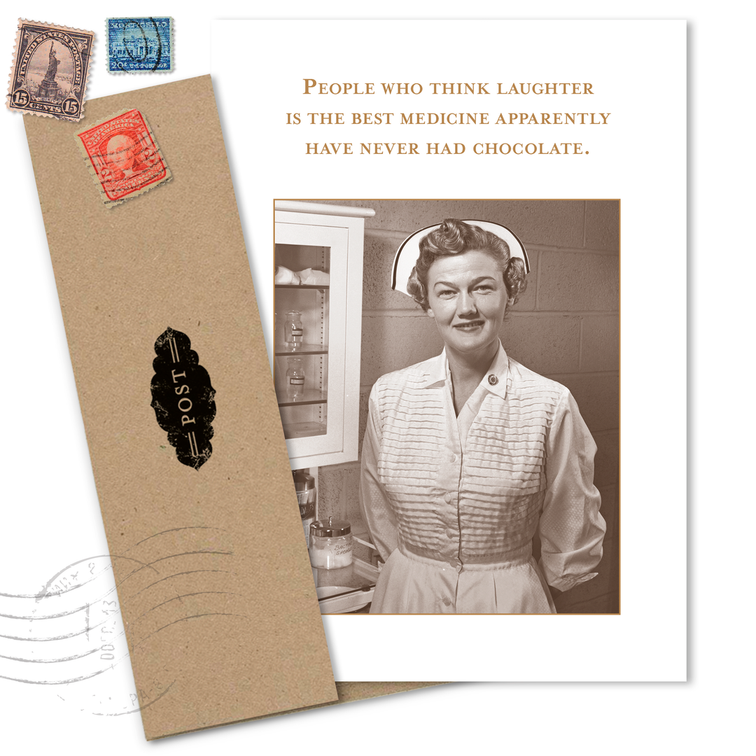 Laughter Best Medicine Get Well Card