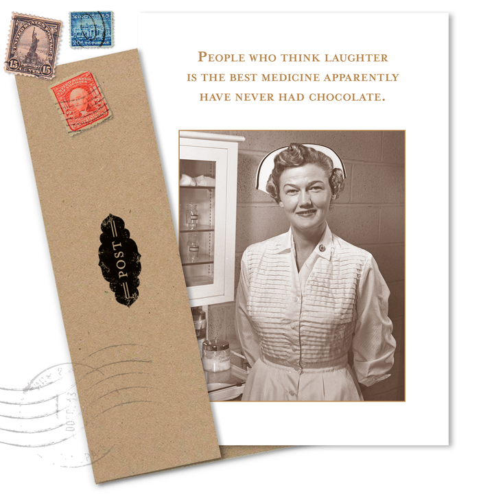 Laughter Best Medicine Get Well Card