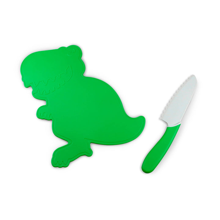 Dino Adventures Cutting Board and Knife Set
