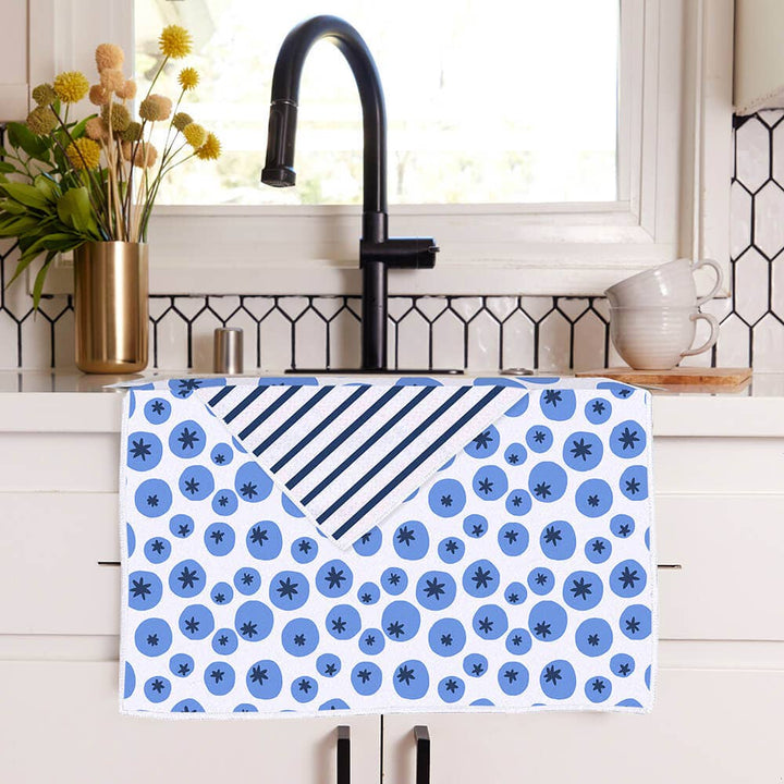 Blueberry Medley Eco Kitchen Tea Towel