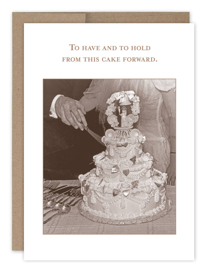 This Cake Forward Wedding Card