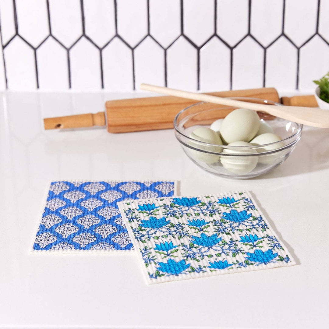 Tilly & Fifer blu Eco Sponge Cloths (Set of 2)