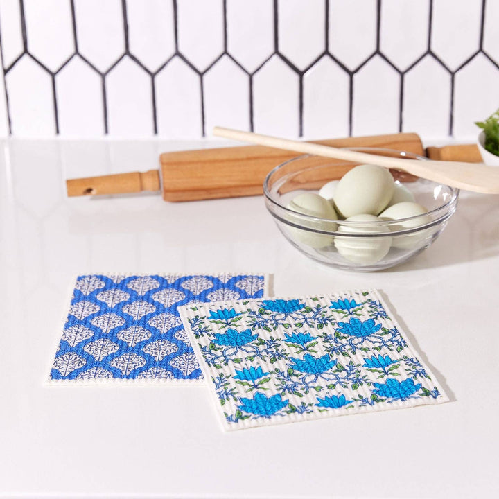 Tilly & Fifer blu Eco Sponge Cloths (Set of 2)
