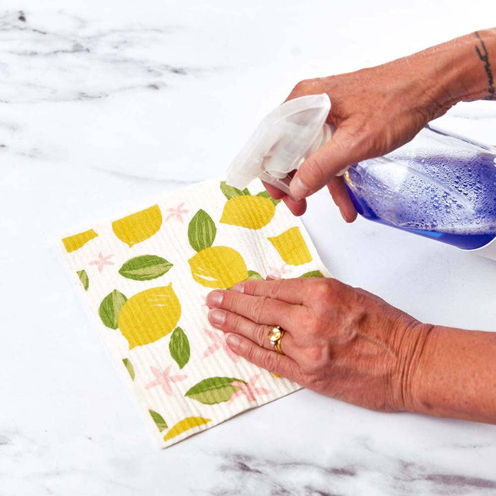 Limone blu Eco Sponge Cloths (Set of 2)