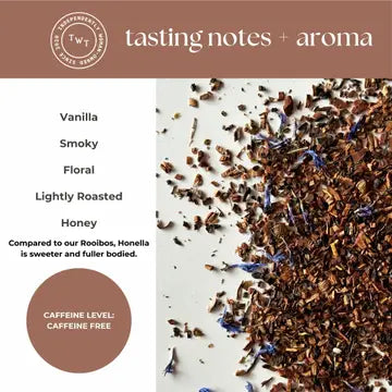 Honella Honeybush Herbal Mini Tea Tube Gift (5 tea bags)