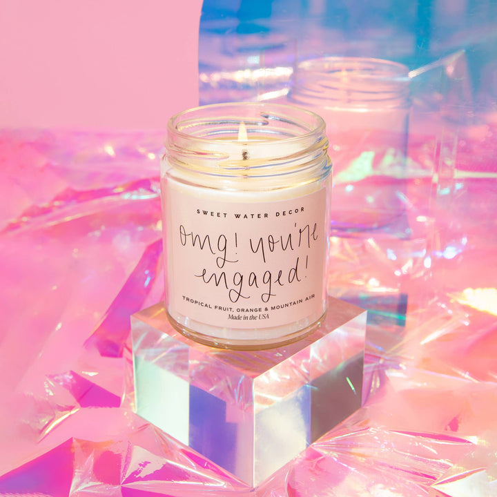 OMG! You're Engaged! 9 oz Soy Candle - Wedding Gifts