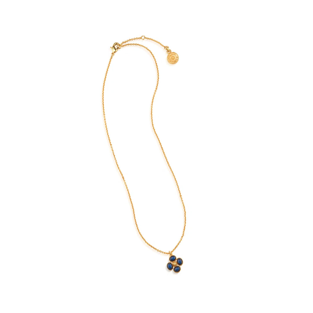 Berry Clover Double Sided Charm Necklace