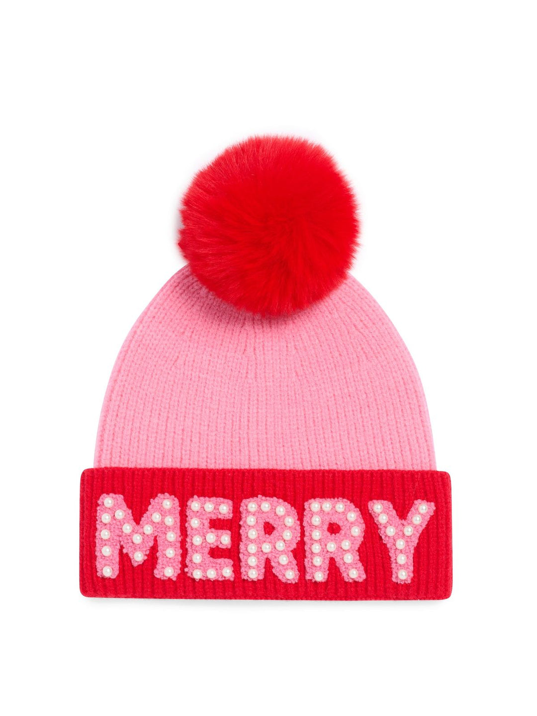 Shiraleah - "MERRY" BEANIE WITH PEARLS