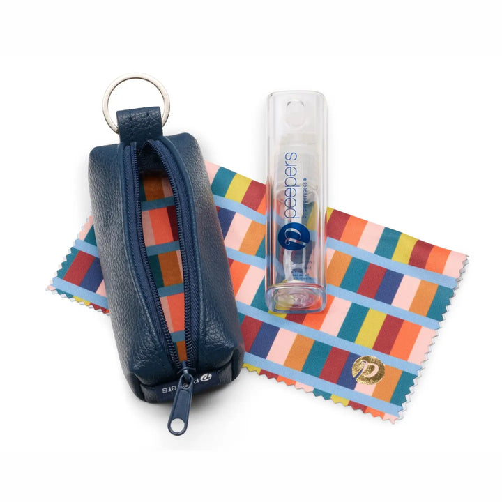 Navy Key Ring Cleaning Kit - Peepers