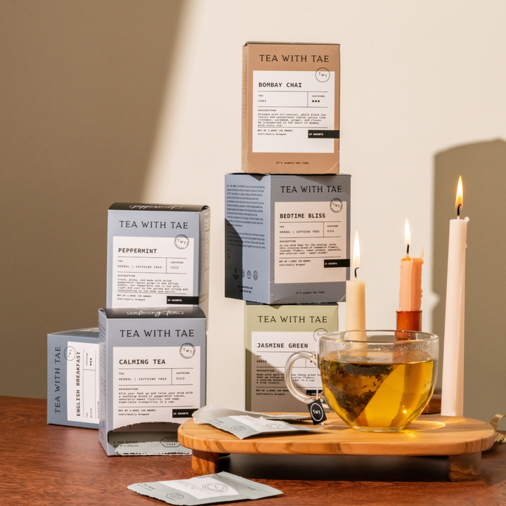 English Breakfast Tea Box (15 wrapped pyramid tea bags)