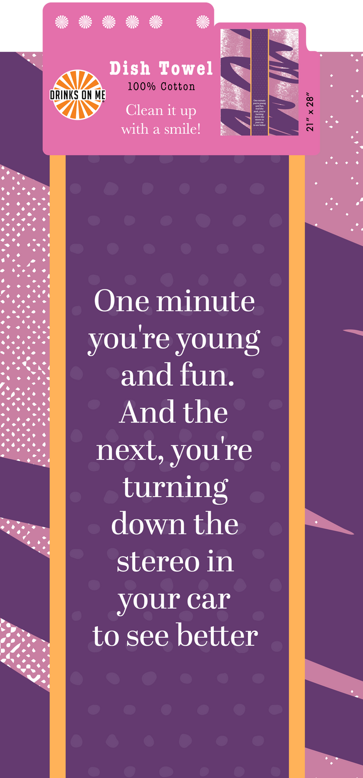 DISH TOWEL: Young and Fun