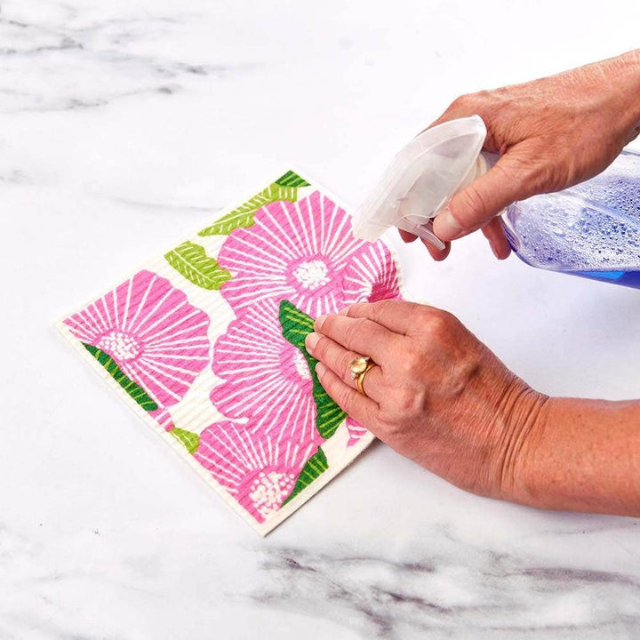 Poppy Papaver blu Eco Sponge Cloths (Set of 2)